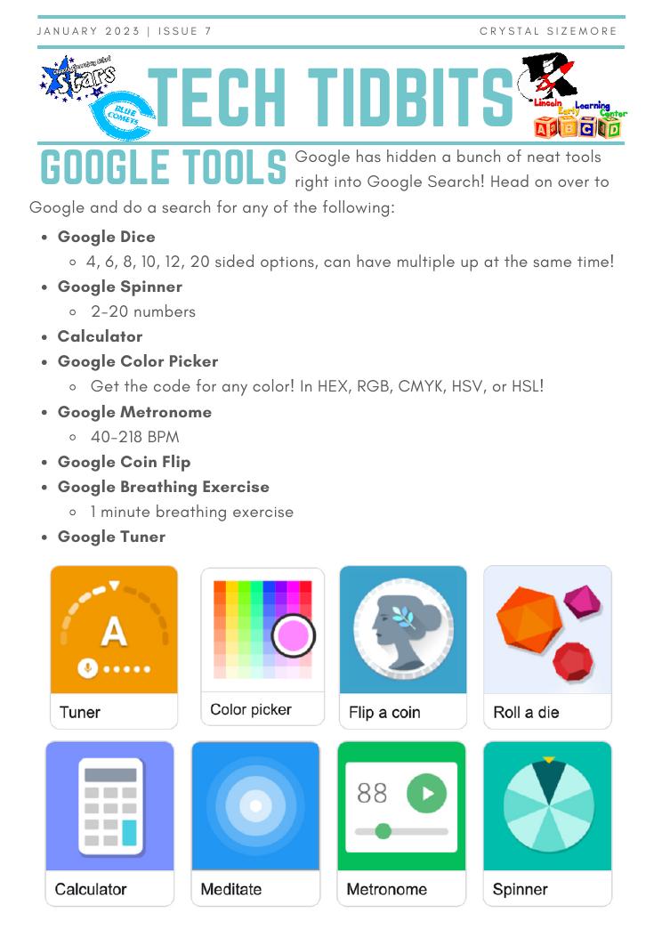 Tech Tidbits — Issue 7 (January 2023) cover