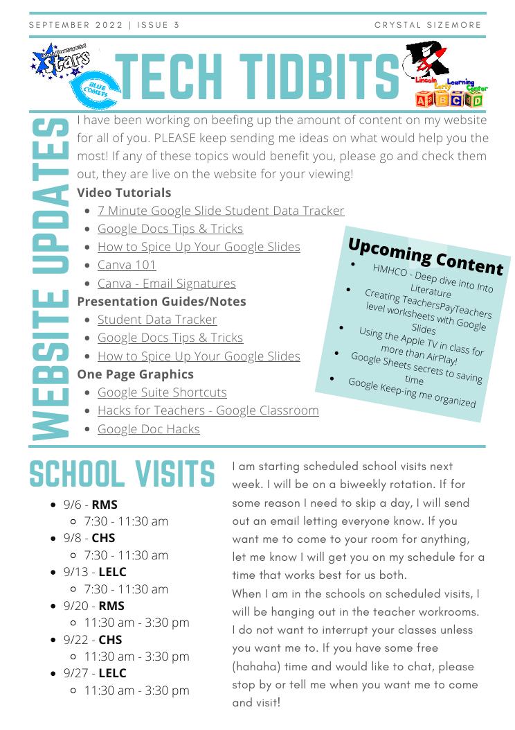 Tech Tidbits — Issue 3 cover